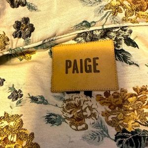 Paige denim jacket with embroidery